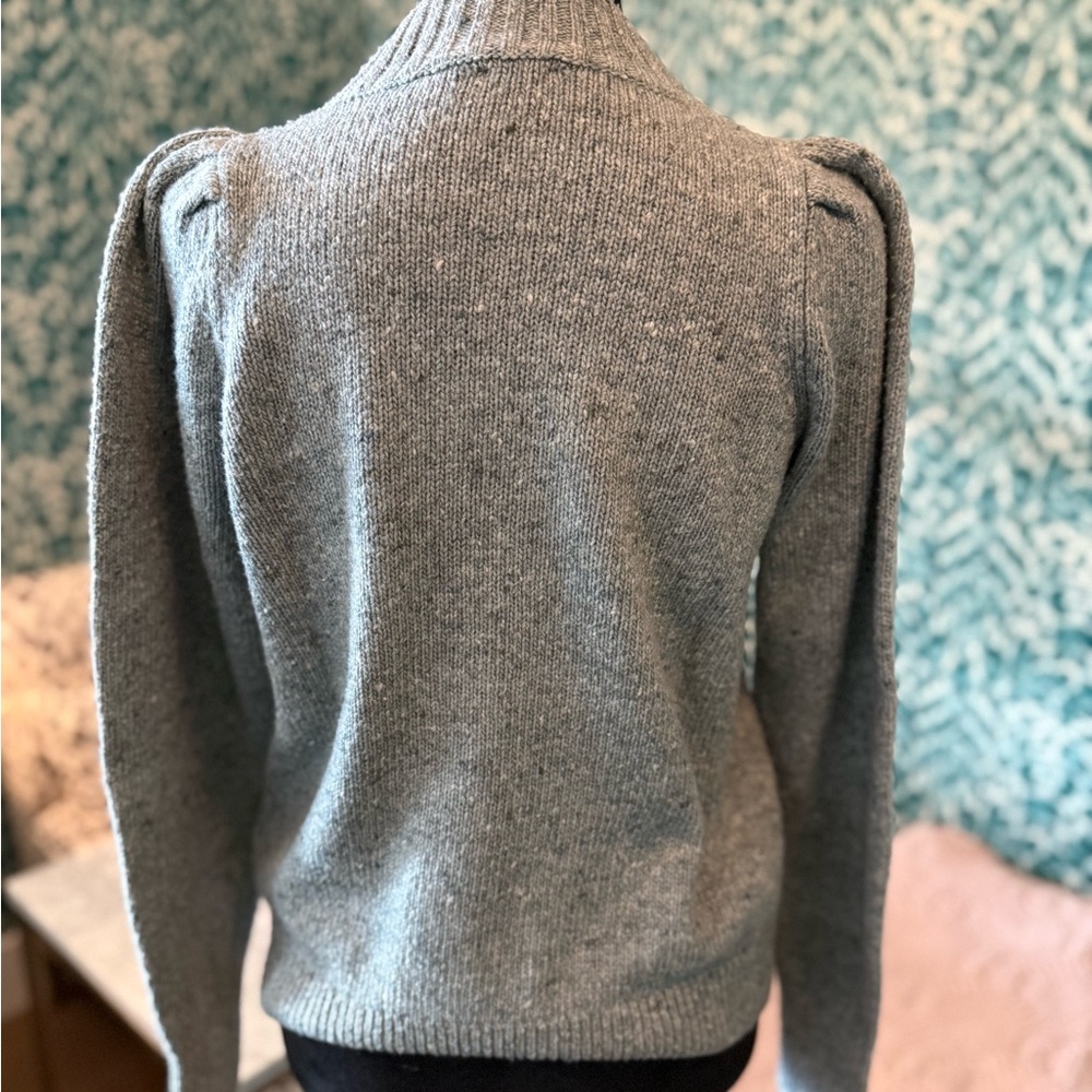 Faherty Gray Sweater with Ribbed Detailing - Picture 5 of 6